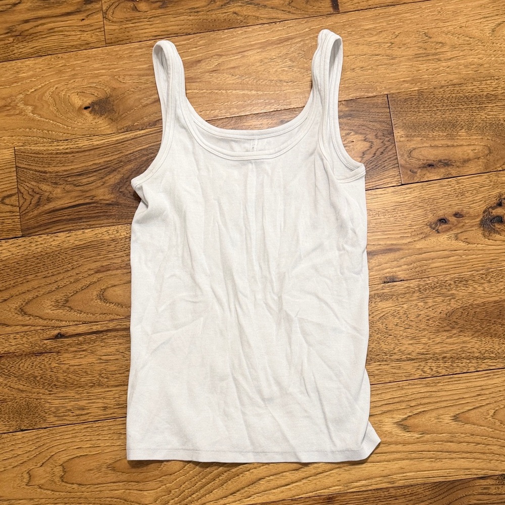 Everlane White Tank Top